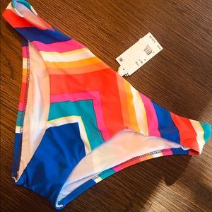 Trina Turk Chevron Sunset bikini bottom Sz 8